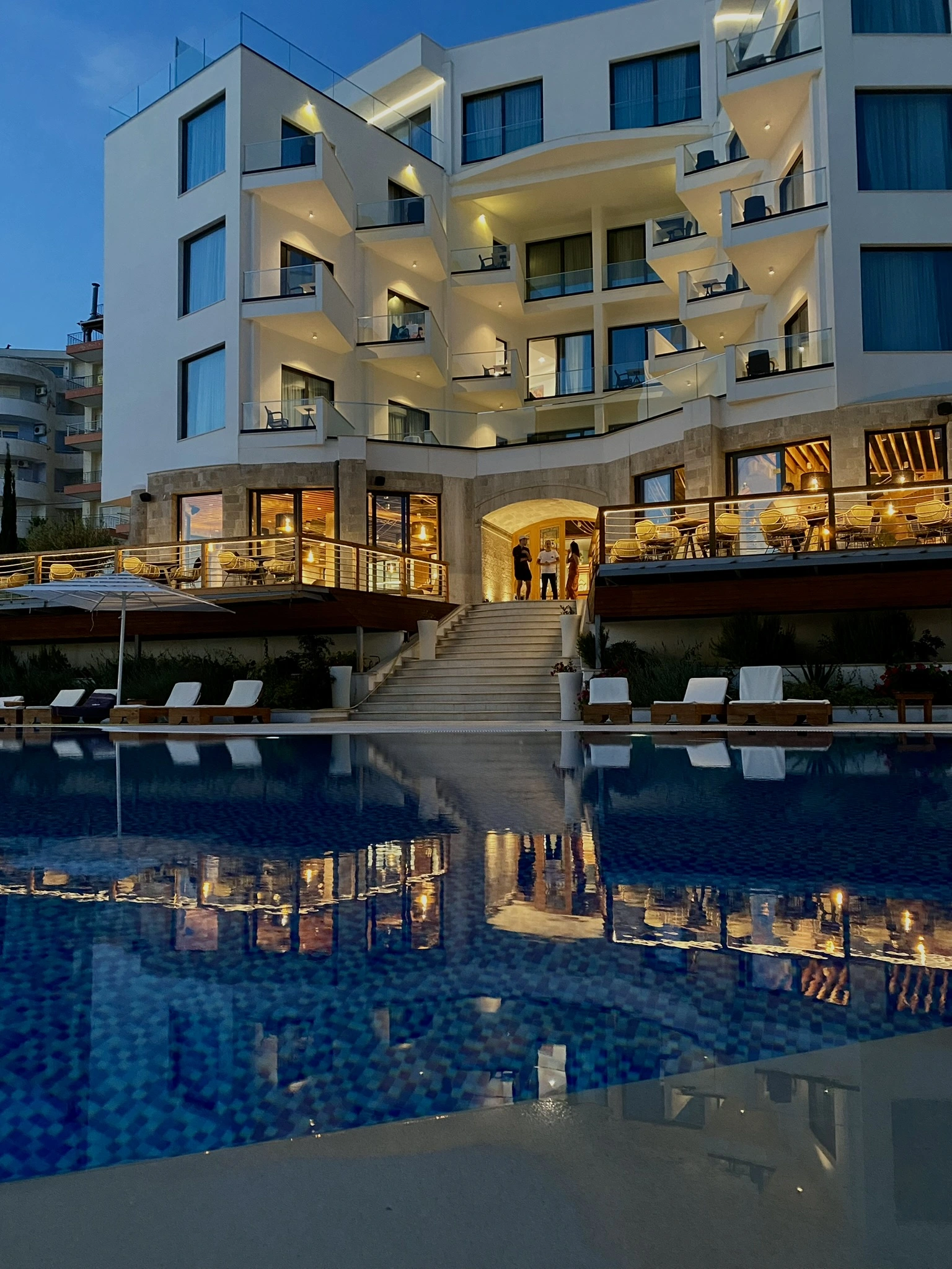 Hotel at night