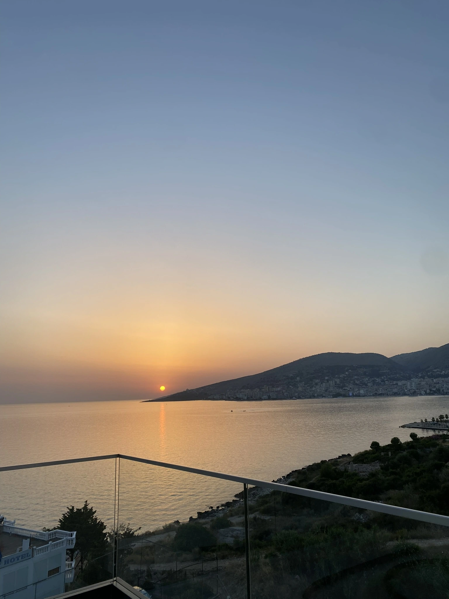 Sunset over Saranda